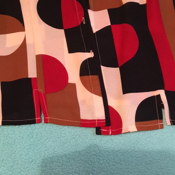 Colorful button blouse - Picture 5 of 7